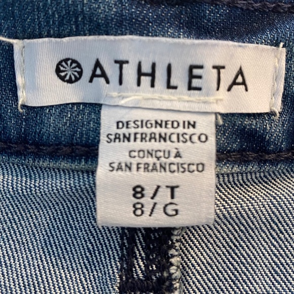 Athleta Sculptek Flare Jean in True Blue - 8 Tall - Picture 4 of 10